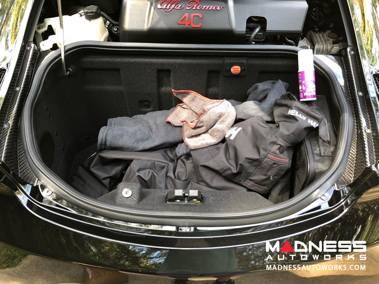 Alfa Romeo 4C Carbon Fiber Spider Rear Trunk Side Trim MADNESS